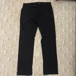 DC black straight pants, gently worn.